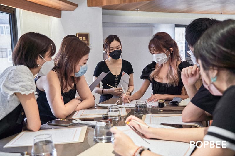the-bee-club-ink-house-calligraphy-workshop