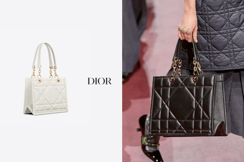 dior essential bag 2022 fw small medium detail iconic