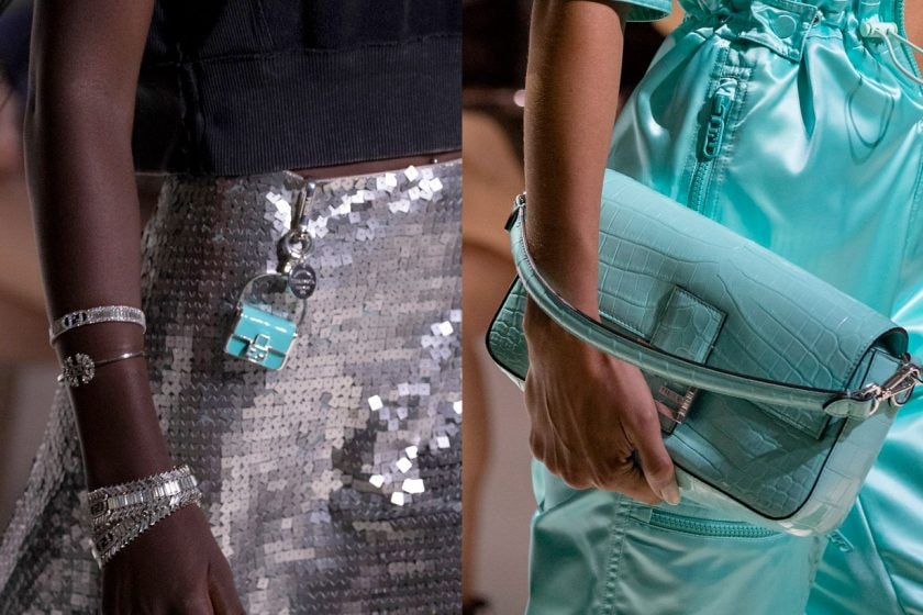 fendi baguette nyfw detail tiffany&co bag sjp porter runway