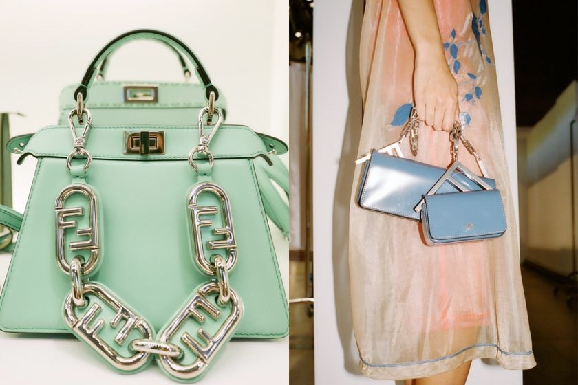 fendi milan mfw 2023 ss kim jones karl handbags detail
