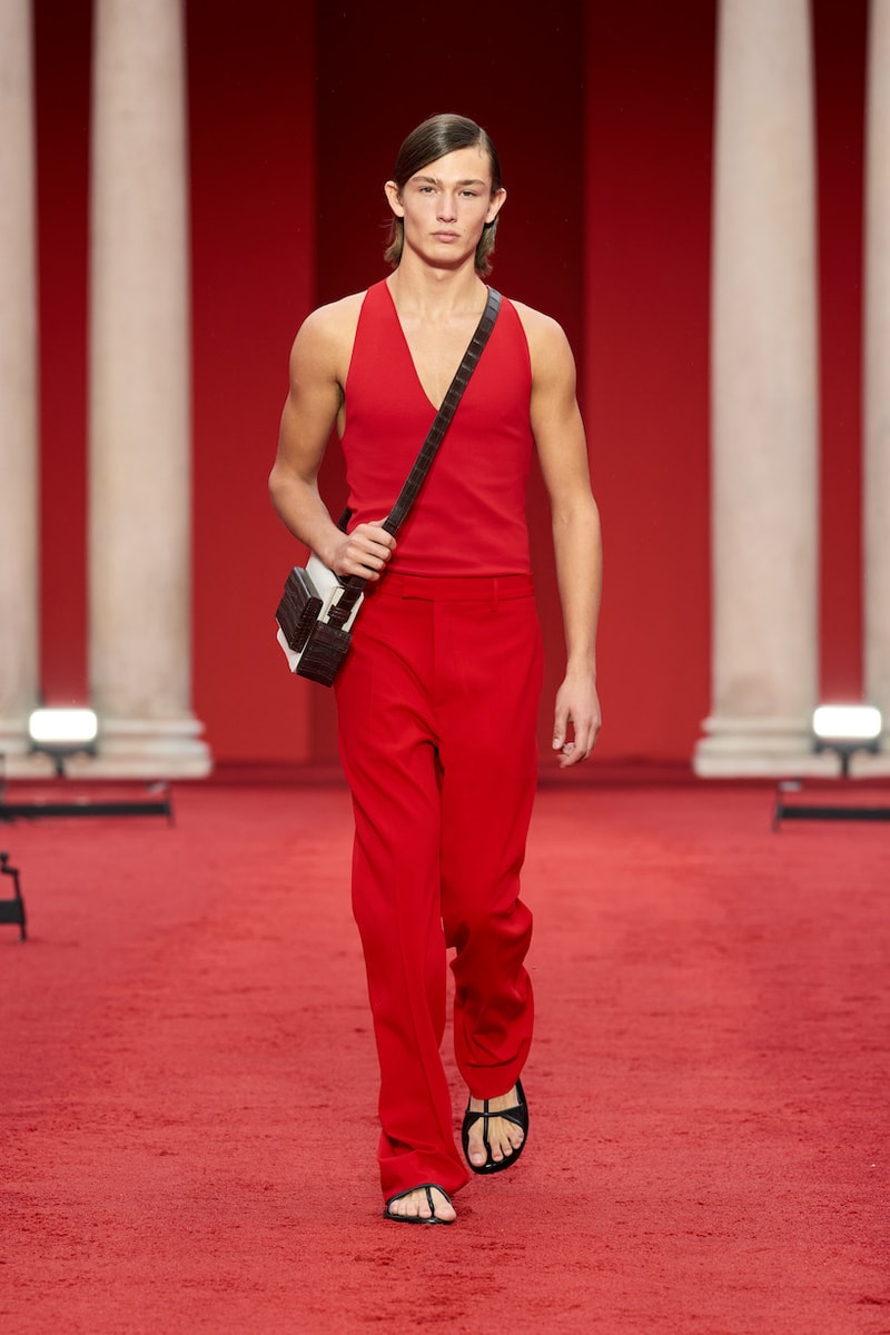 ferragamo Maximilian Davis milan mfw 2023 ss detail runway