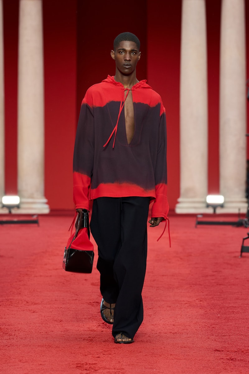 ferragamo Maximilian Davis milan mfw 2023 ss detail runway
