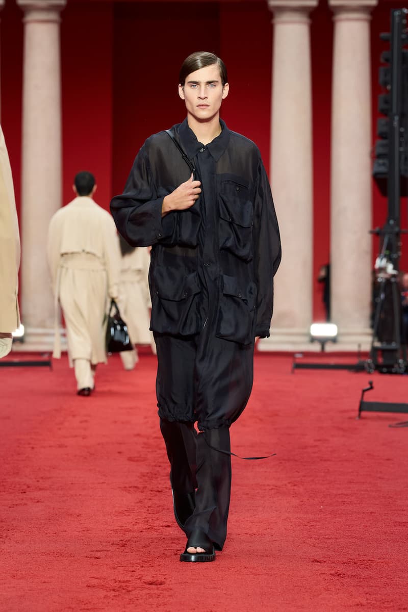 ferragamo Maximilian Davis milan mfw 2023 ss detail runway