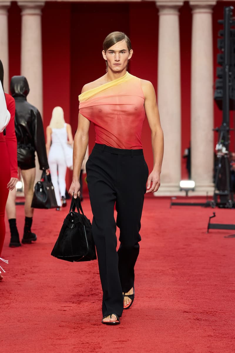 ferragamo Maximilian Davis milan mfw 2023 ss detail runway
