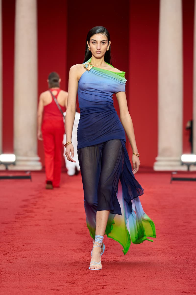 ferragamo Maximilian Davis milan mfw 2023 ss detail runway
