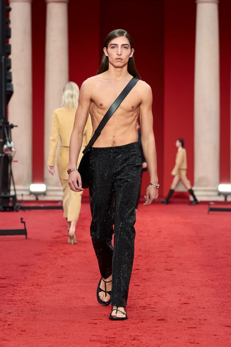 ferragamo Maximilian Davis milan mfw 2023 ss detail runway