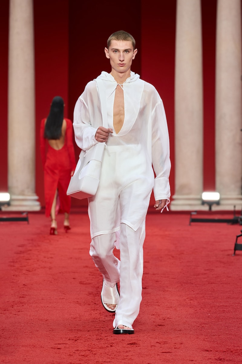 ferragamo Maximilian Davis milan mfw 2023 ss detail runway