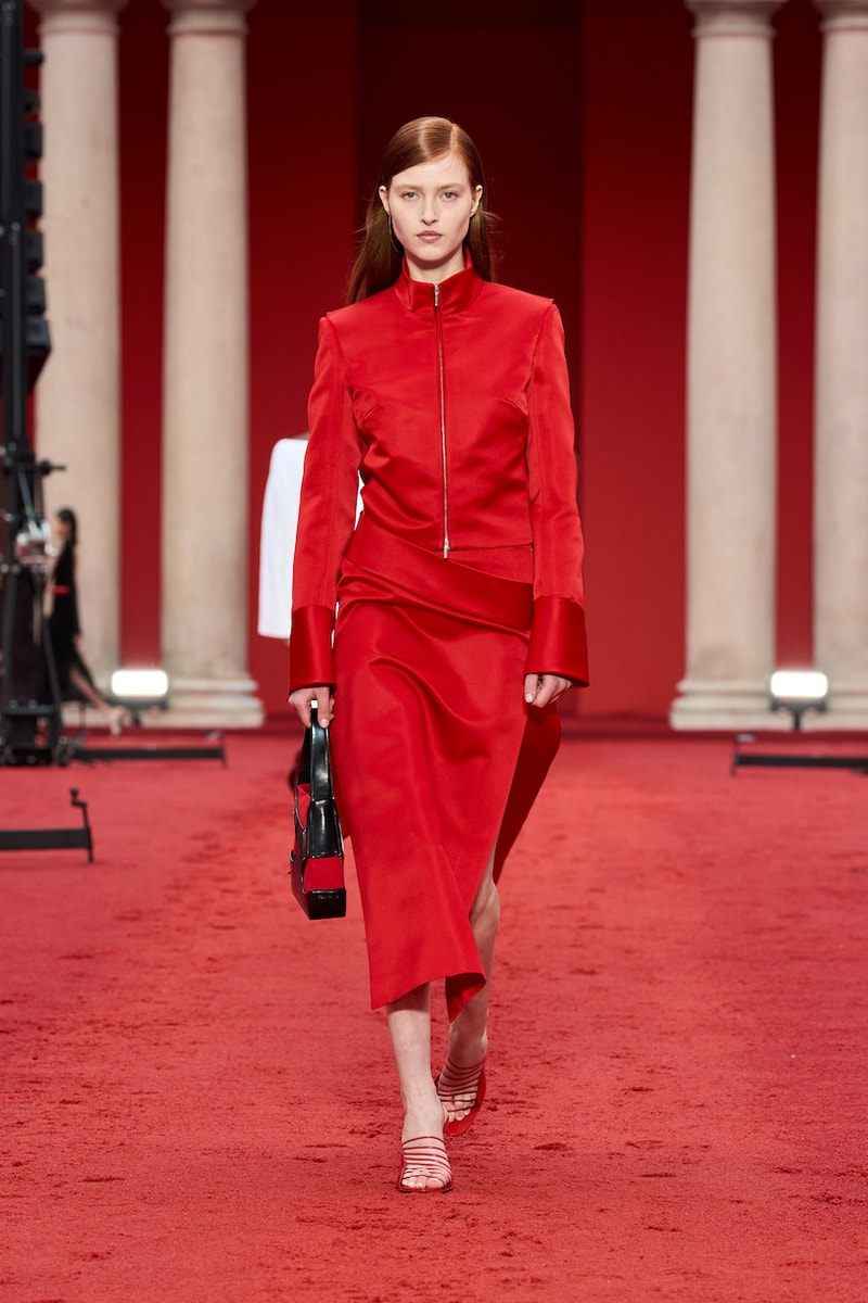 ferragamo Maximilian Davis milan mfw 2023 ss detail runway