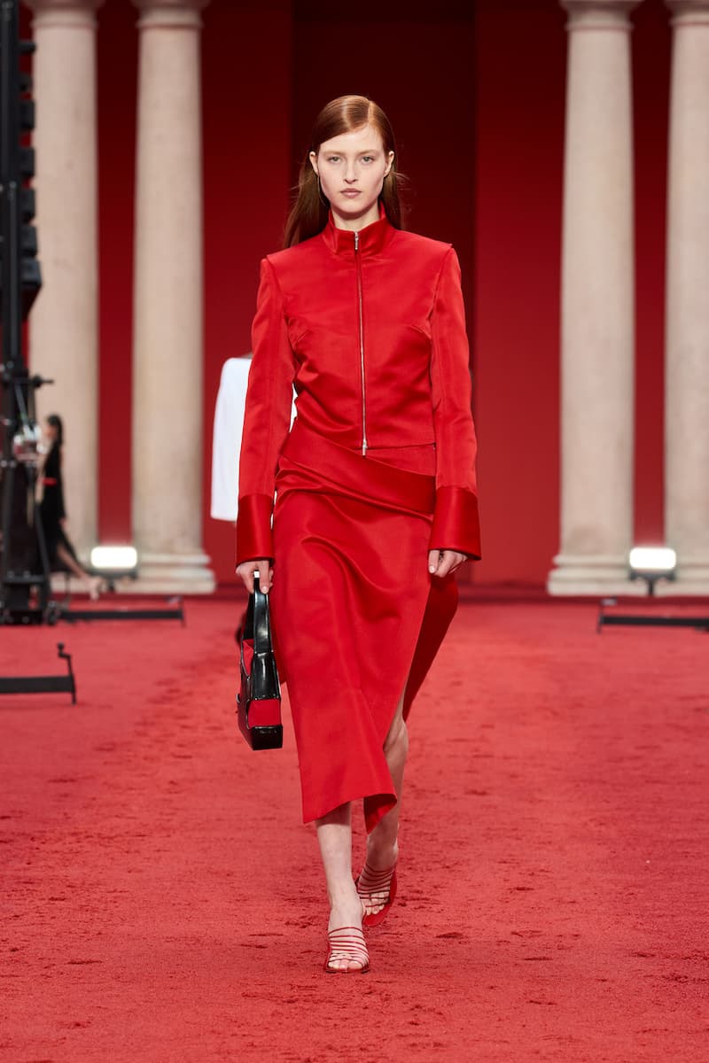 ferragamo Maximilian Davis milan mfw 2023 ss detail runway
