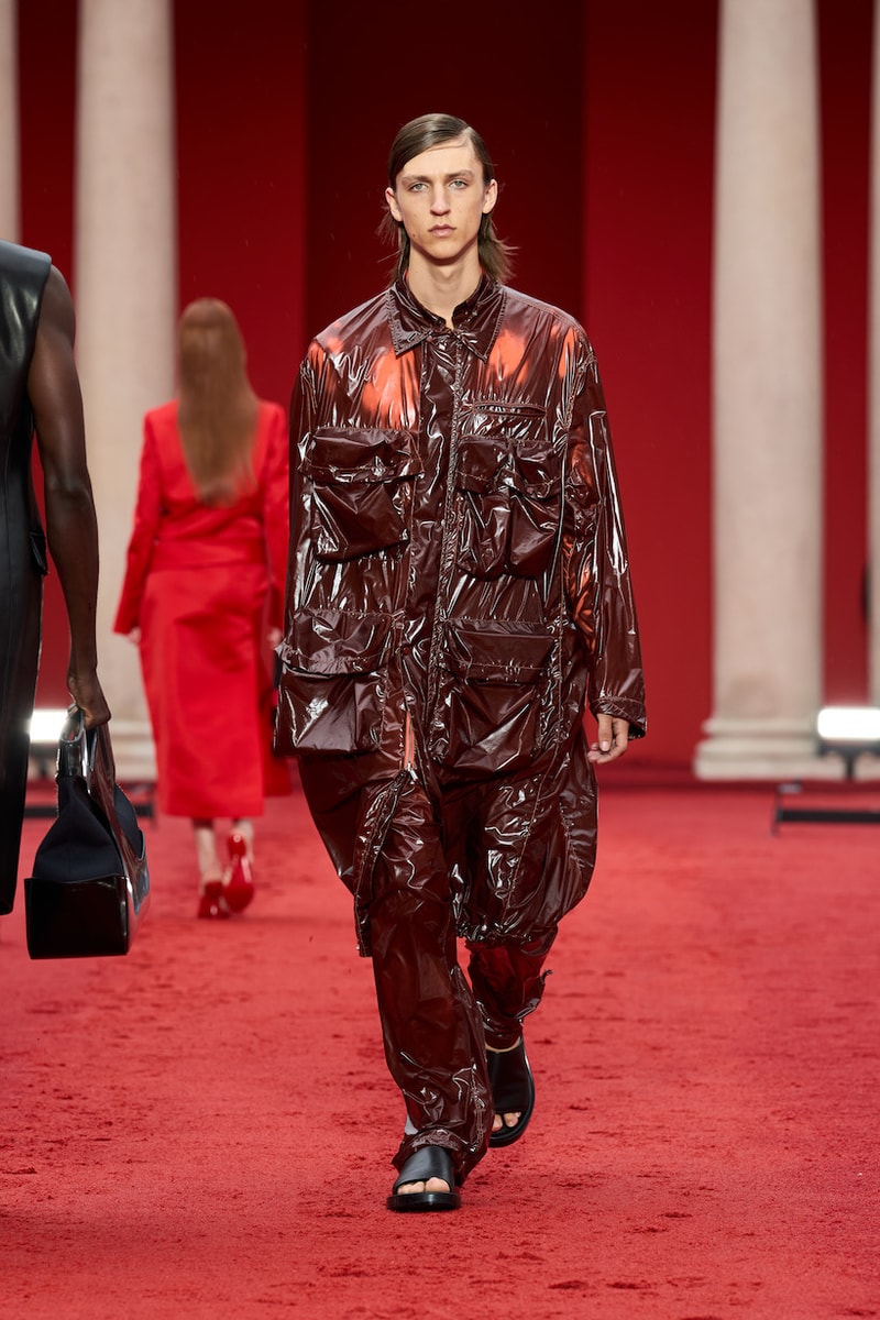 ferragamo Maximilian Davis milan mfw 2023 ss detail runway