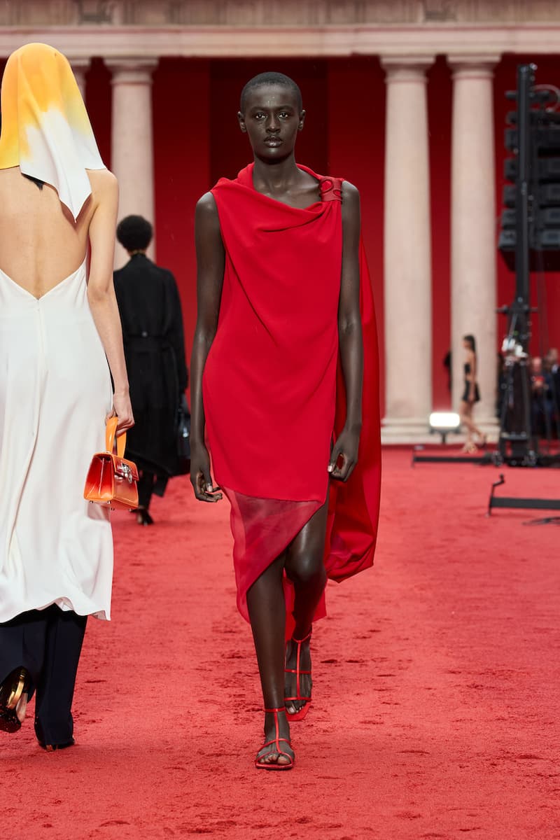 ferragamo Maximilian Davis milan mfw 2023 ss detail runway