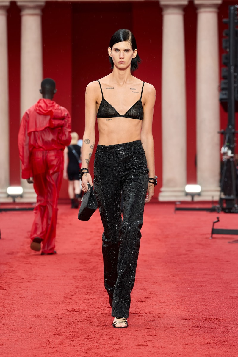ferragamo Maximilian Davis milan mfw 2023 ss detail runway