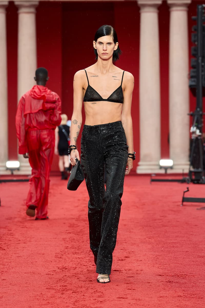 ferragamo Maximilian Davis milan mfw 2023 ss detail runway