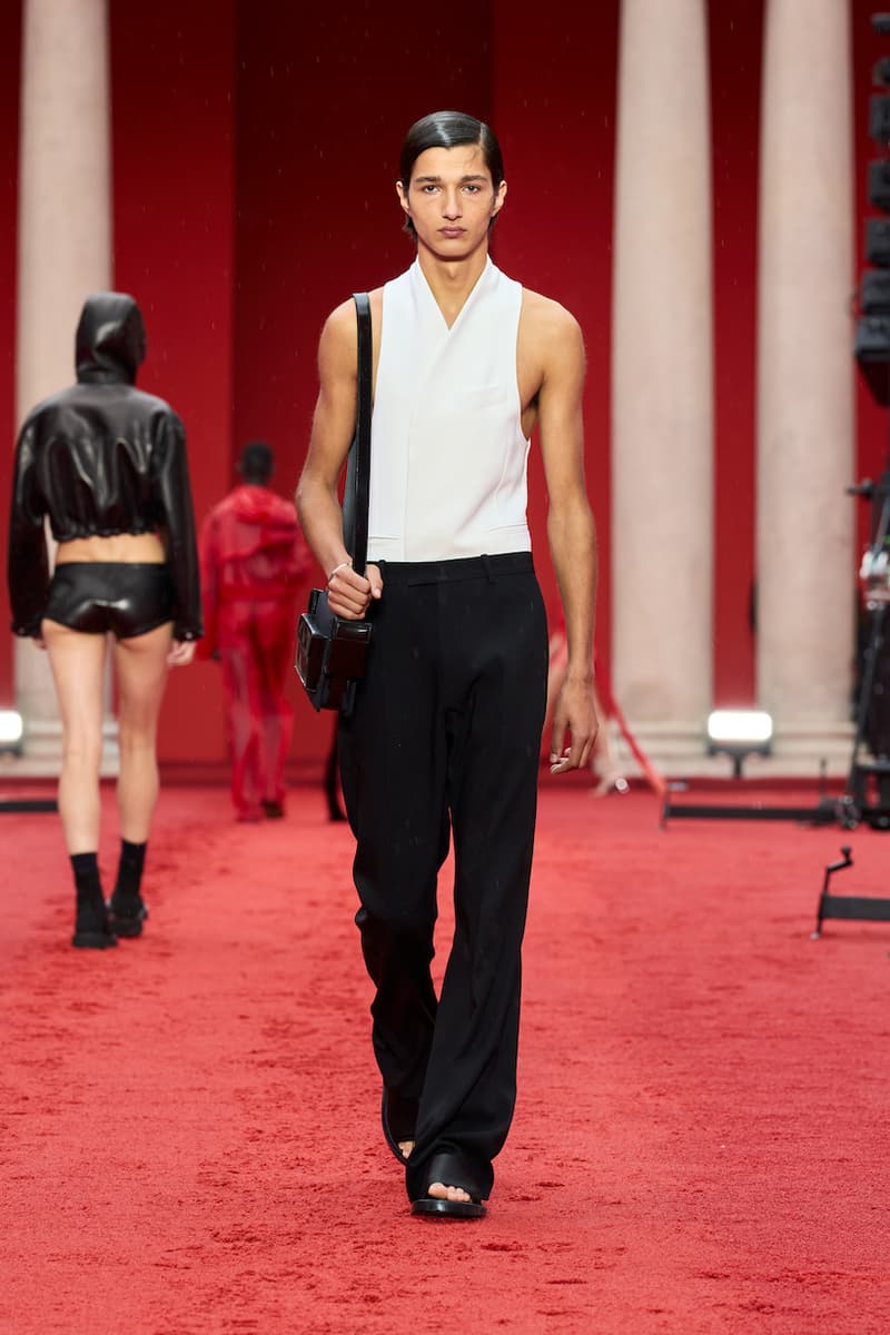 ferragamo Maximilian Davis milan mfw 2023 ss detail runway