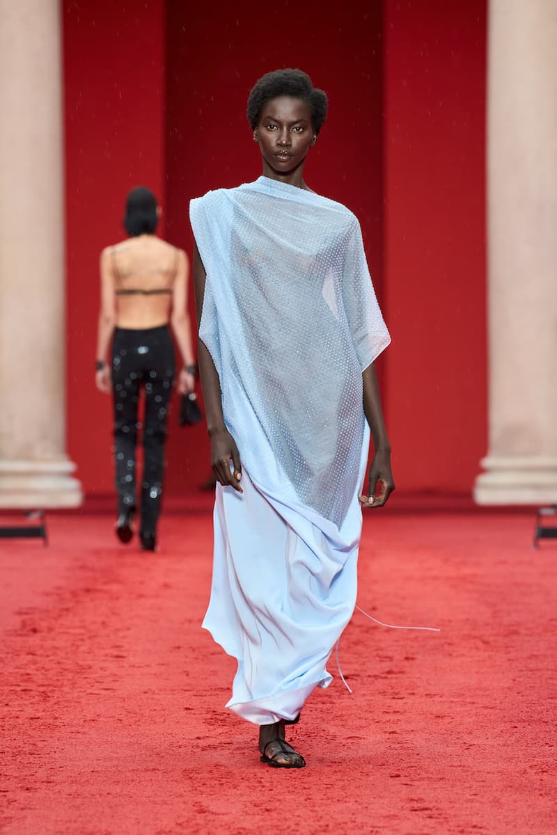 ferragamo Maximilian Davis milan mfw 2023 ss detail runway