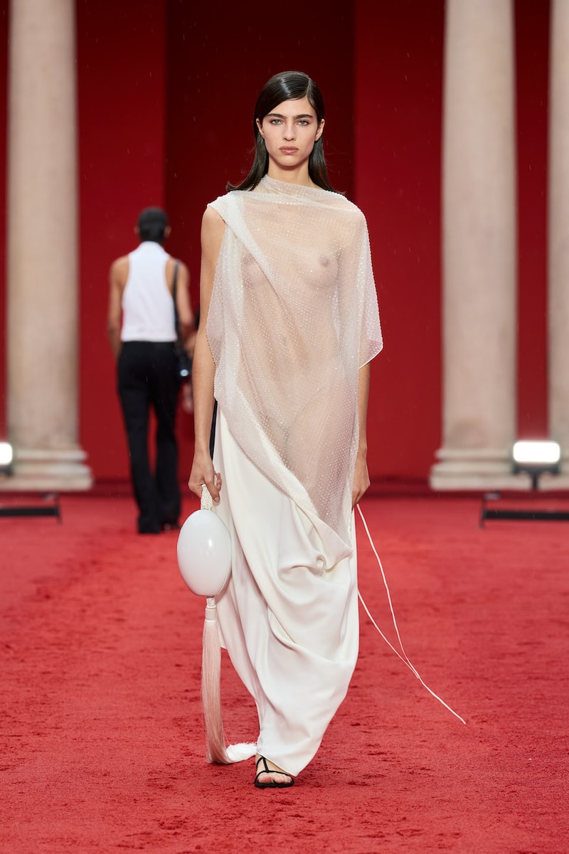 ferragamo Maximilian Davis milan mfw 2023 ss detail runway