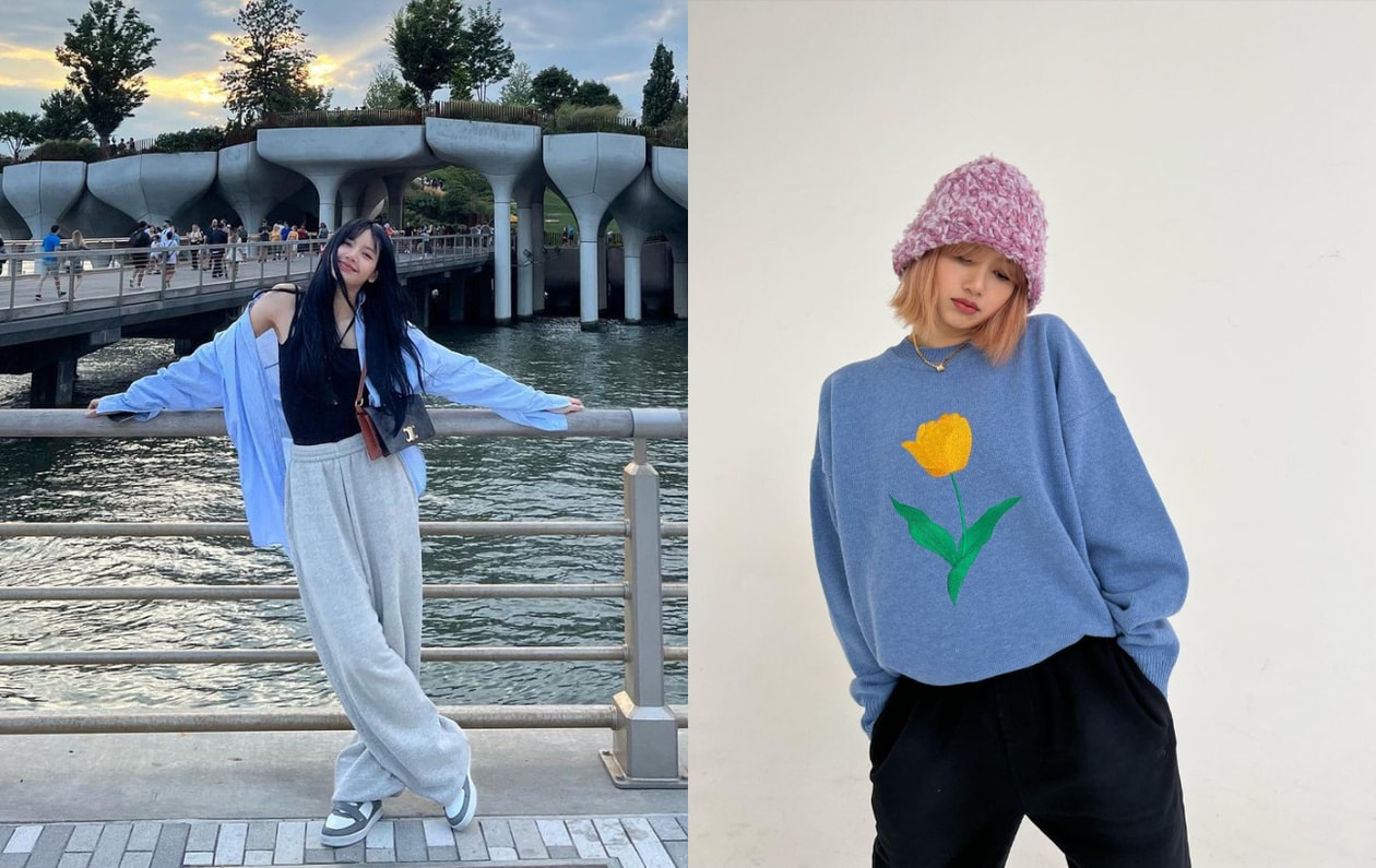 Blackpink lisa holiday weekend ootd outfit