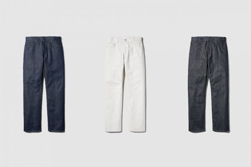 UNIQLO and HELMUT LANG jeans unisex 2022 back collab