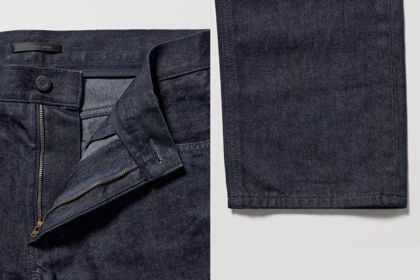 UNIQLO and HELMUT LANG jeans unisex 2022 back collab