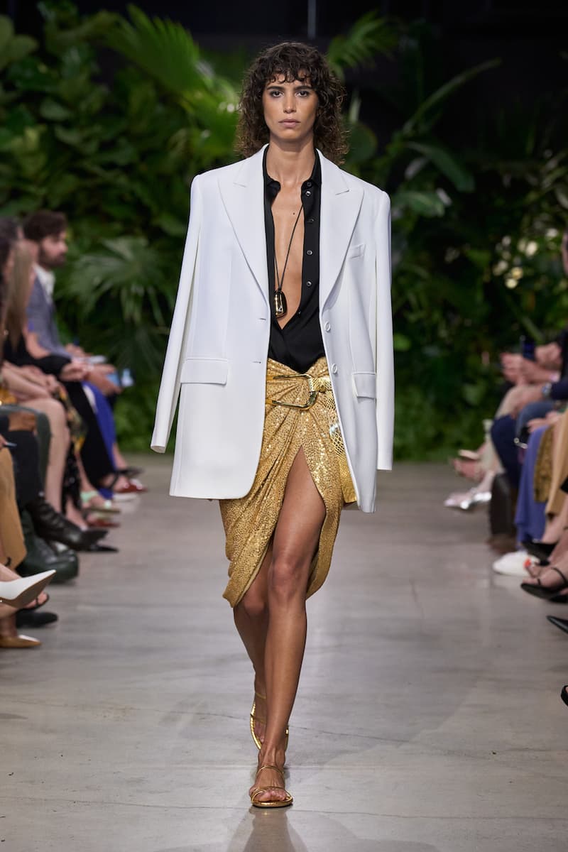 michael kors nyfw Urban Resort details runway show 2023 ss