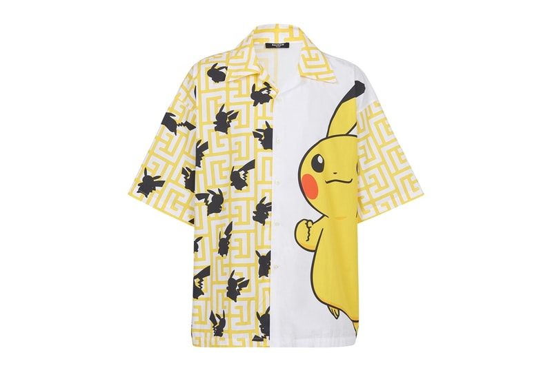 pokemon balmain olivier rousteing collection collaboration