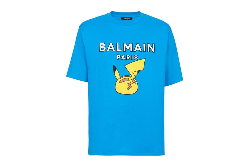 pokemon balmain olivier rousteing collection collaboration