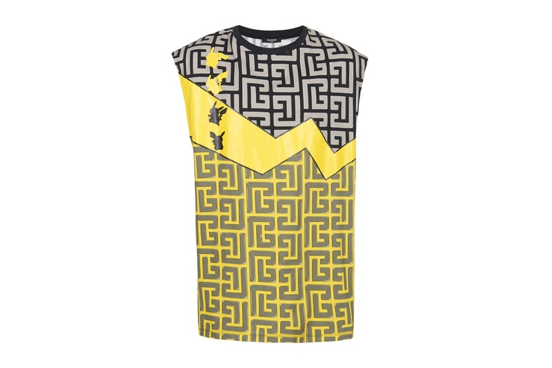 pokemon balmain olivier rousteing collection collaboration