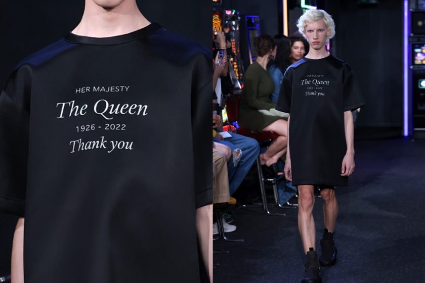 jw anderson queen Her Majesty dress last look lfw