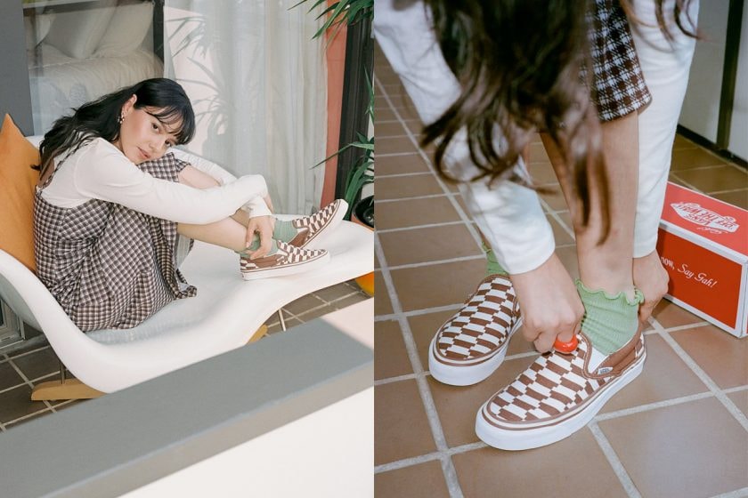 vans lisa says gah collab vintage style mary jane checkboard