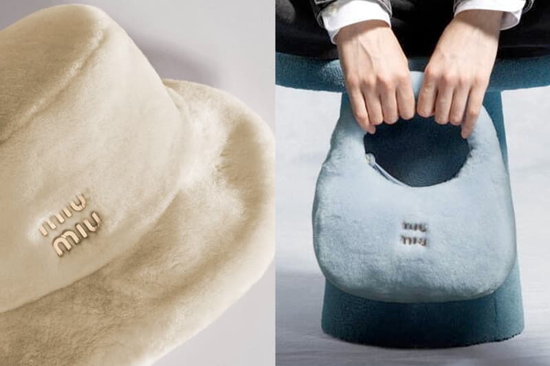 miu miu wander sheep fur groove limited edition accessories