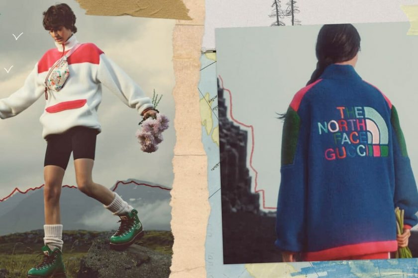 gucci the north face latest chapter 3 kaleidoscopic logo colorful pattern