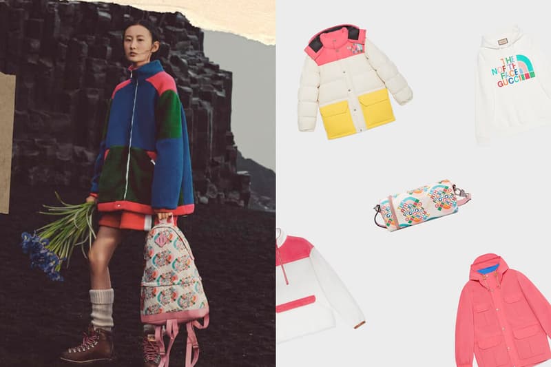 gucci the north face latest chapter 3 kaleidoscopic logo colorful pattern
