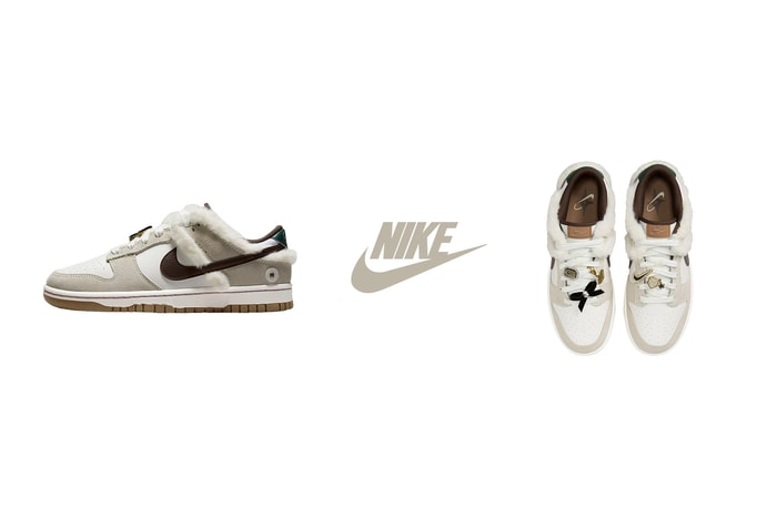 披上皮草、戴上鑽飾的 Nike Dunk Low Fur & Bling,簡直是把高級寫在腳上!