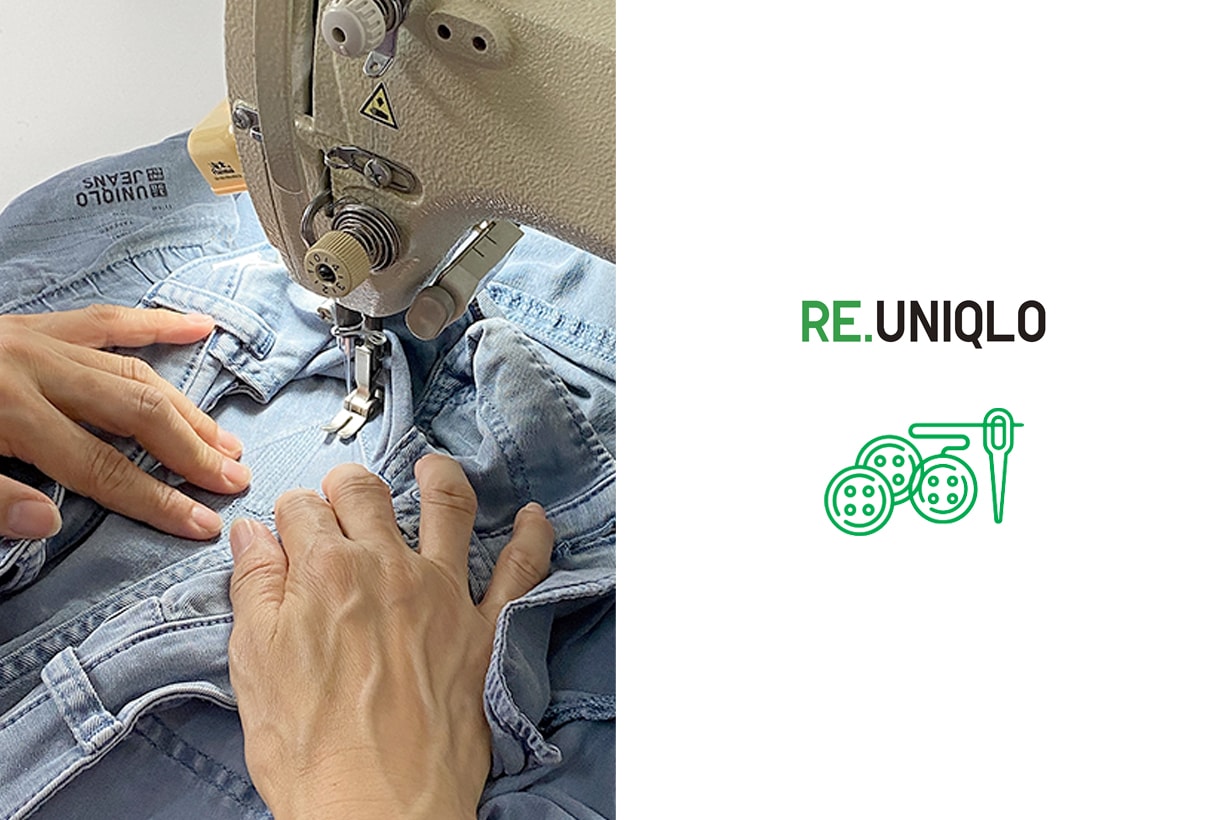 uniqlo repair service re:uniqlo free bag sustainability taiwan