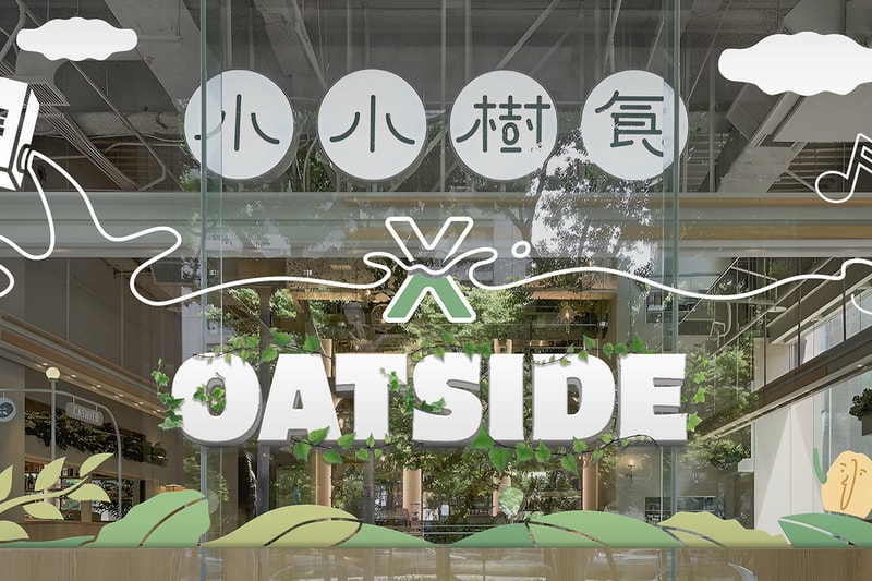 OATSIDE x Little Tree Food pop-up store taiwan