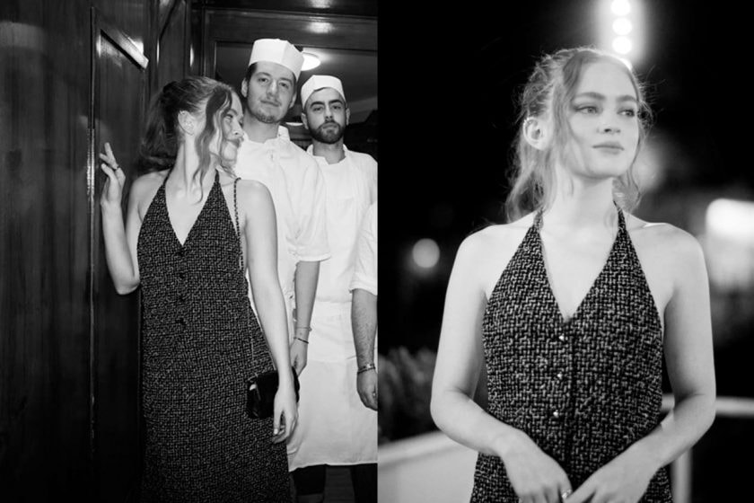 sadie sink venice film red carpet chanel alexander mcqueen gucci style outfit
