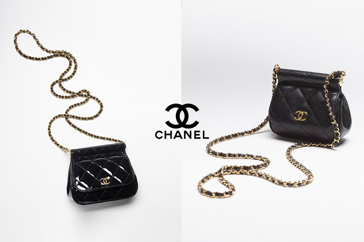 CHANEL clutch with chain 2022fw mini bags
