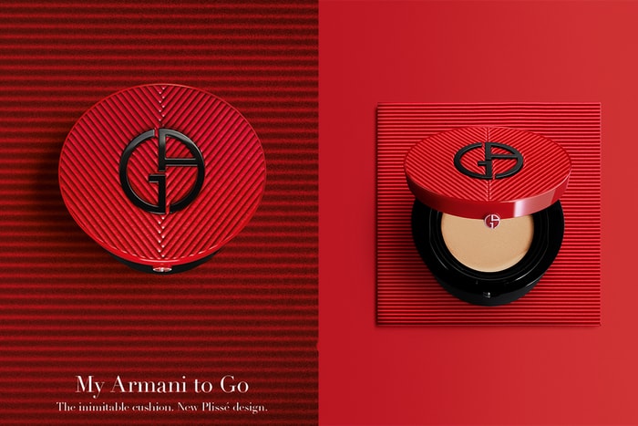 神級底妝:Giorgio Armani 高訂紅氣墊粉餅,皮革款斜紋紅新登場!
