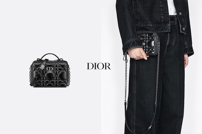 放大版化妝包：DIOR CARO 鏈帶方型手袋，率性灑脫＋100 分！