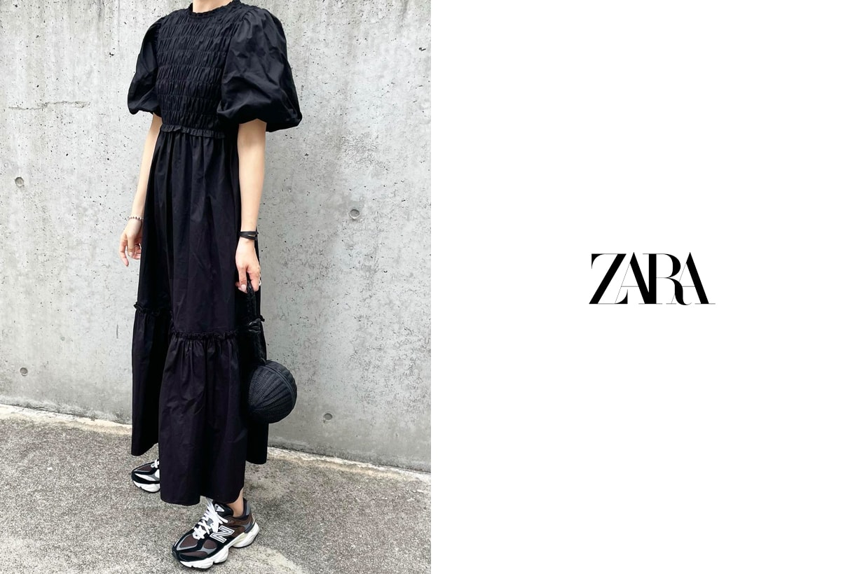 Zara POPLIN PANELLED DRESS