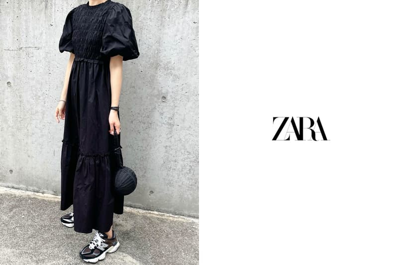 Zara POPLIN PANELLED DRESS