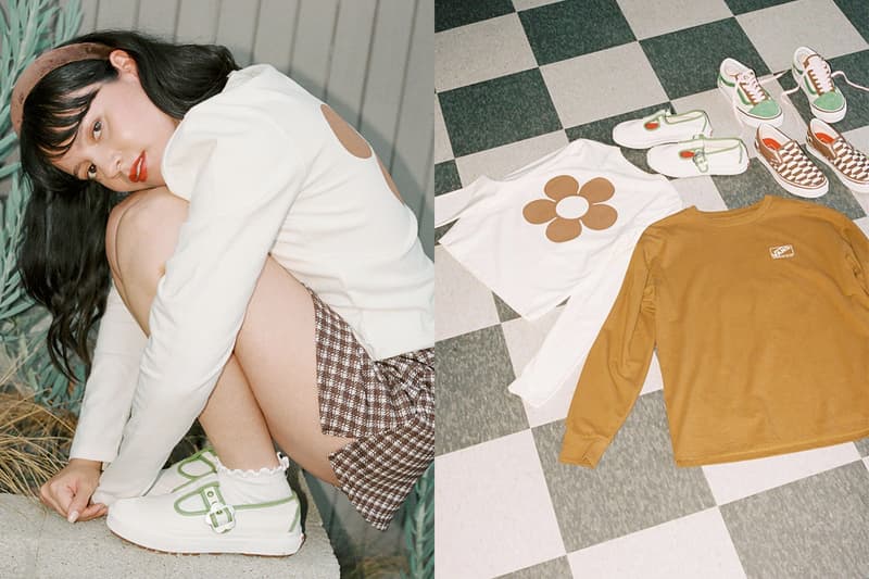 vans lisa says gah collab vintage style mary jane checkboard