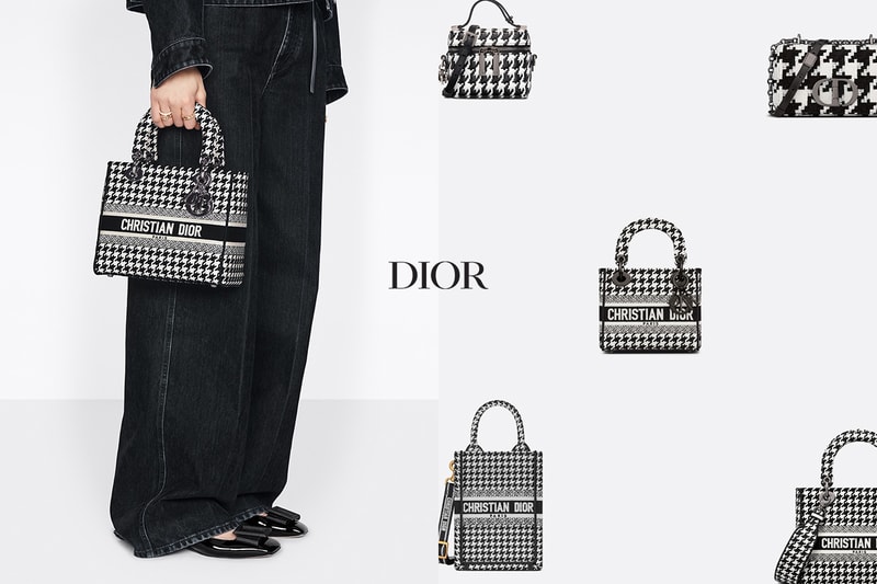 DIOR 2022fw mini handbags houndstooth galore