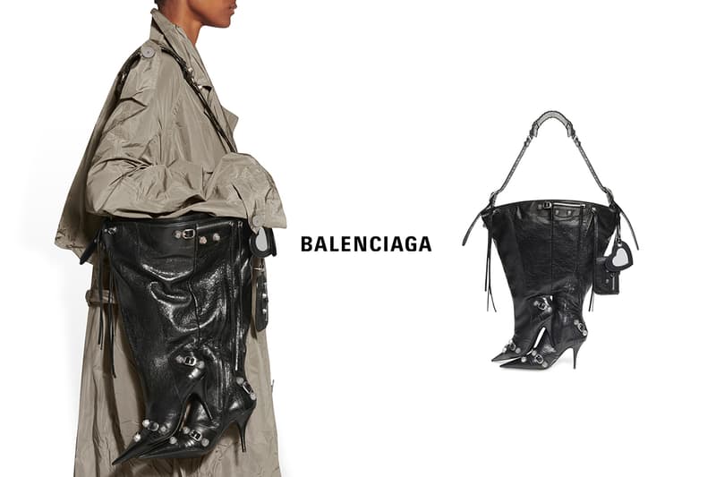 balenciaga le cagole boot bag black winter 2022 runway release