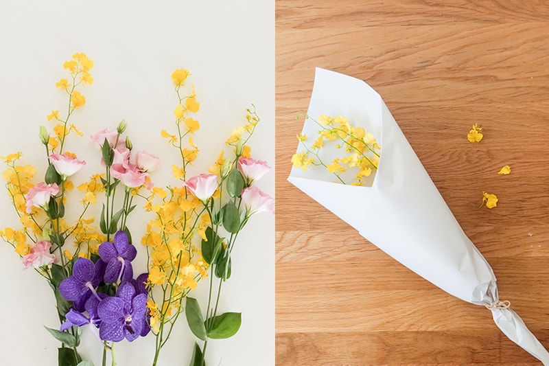 MUJI taiwn taipei Miramar store event flower shop Oncidium