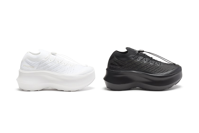 COMME des GARÇONS x Salomon Pulsar Collaboration Black White Sneakers