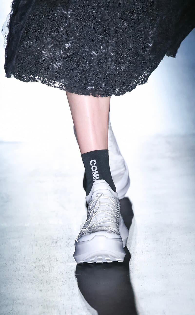 COMME des GARÇONS x Salomon Pulsar Collaboration Black White Sneakers