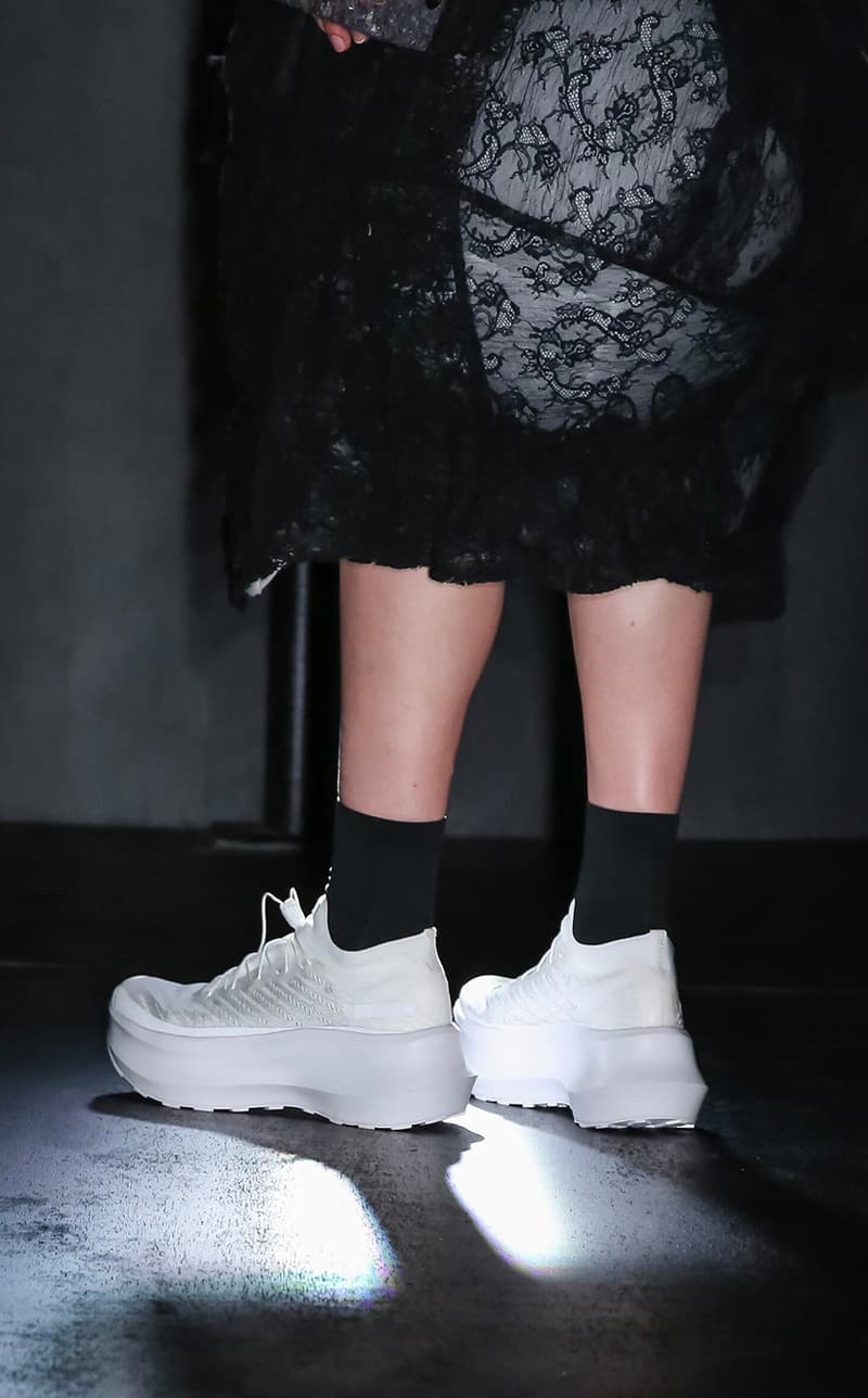COMME des GARÇONS x Salomon Pulsar Collaboration Black White Sneakers