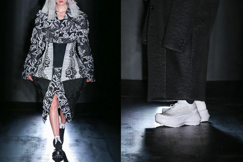 COMME des GARÇONS x Salomon Pulsar Collaboration Black White Sneakers