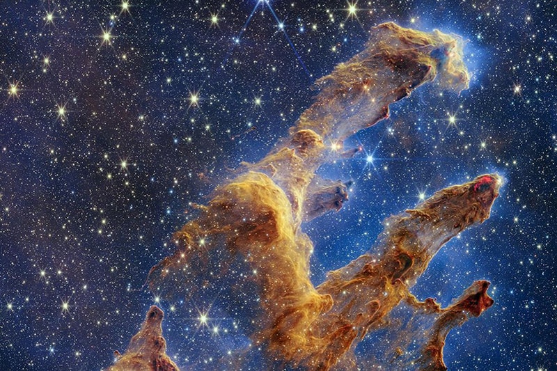 NASA Webb Space Telescope Pillars of Creation 2022